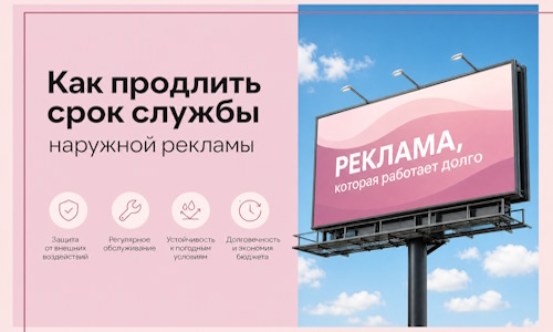 Как продлить срок службы наружной рекламы в  Тутаеве