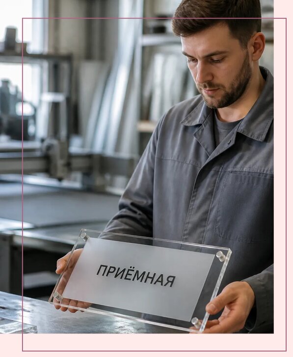 Таблички из оргстекла на заказ в Тутаеве от 4089 р. | Аванза-Ттв