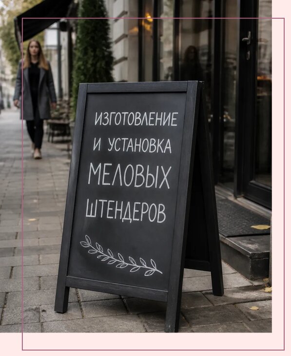Меловые штендеры в Тутаеве по цене от 6815 р. | Аванза-Ттв